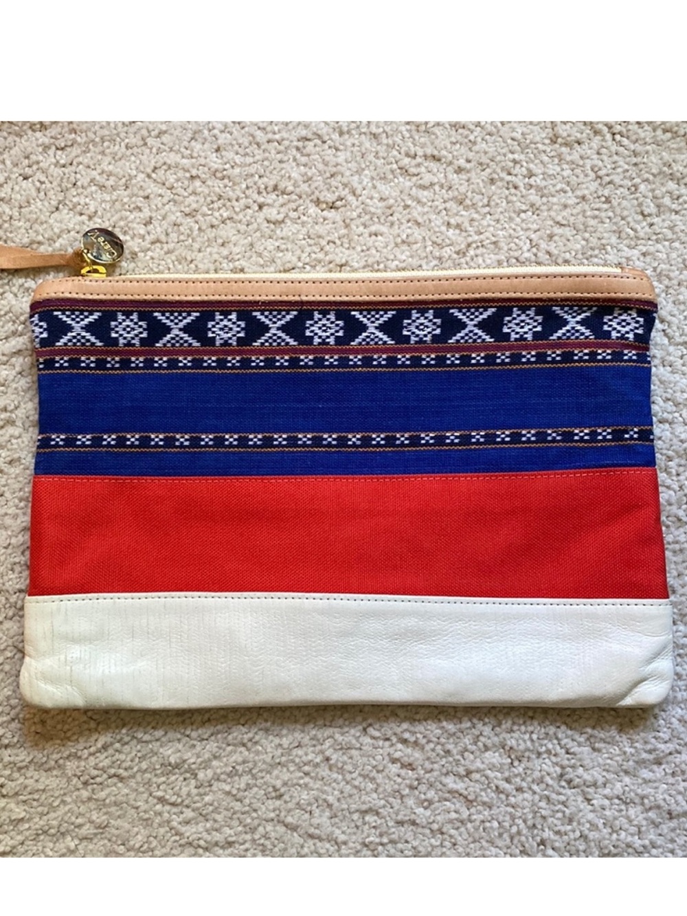 Clare V Textile Clutch